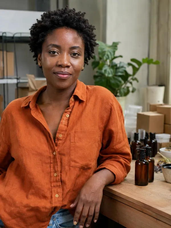 Amara K., Fundadora de marca de skincare