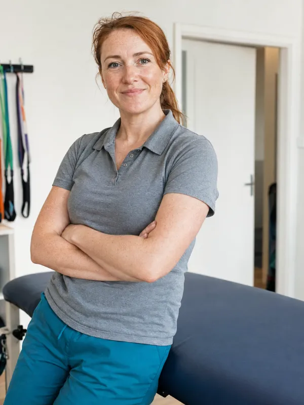 Grace P., Dona de clínica de fisioterapia